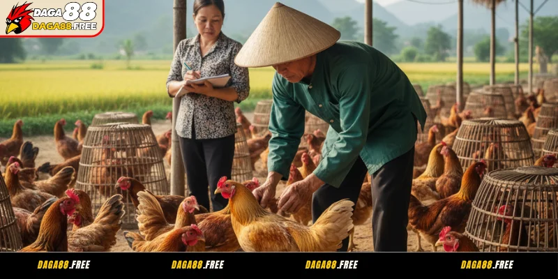 Cách chọn gà mái đúc dựa vào dòng