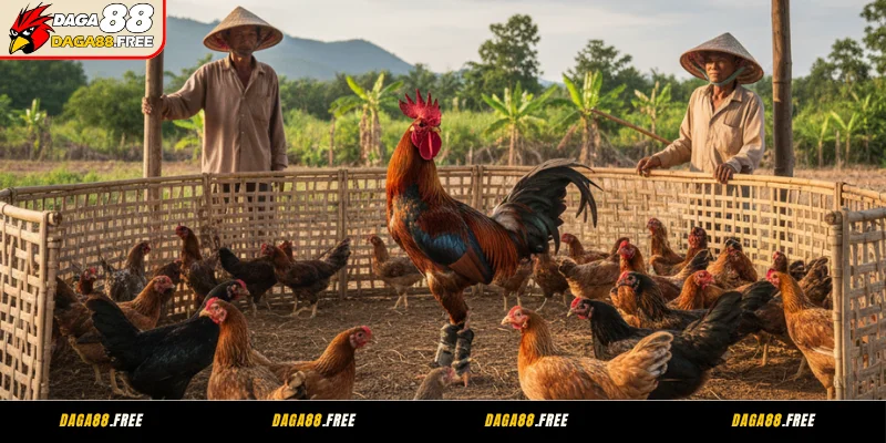 Luyện tập đá gà cựa sắt - tập quần mái