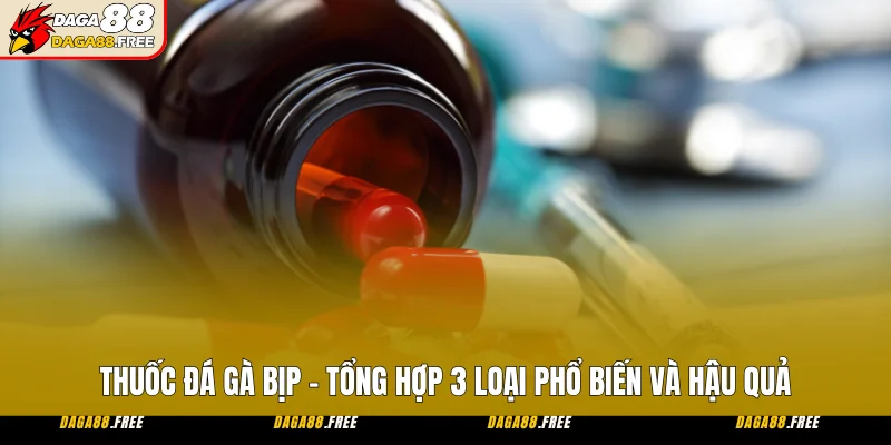 Thuốc Đá Gà Bịp - Tổng Hợp 3 Loại Phổ Biến Và Hậu Quả